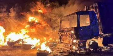 Сміттєвоз рятували від вогню у Великогаївській громаді