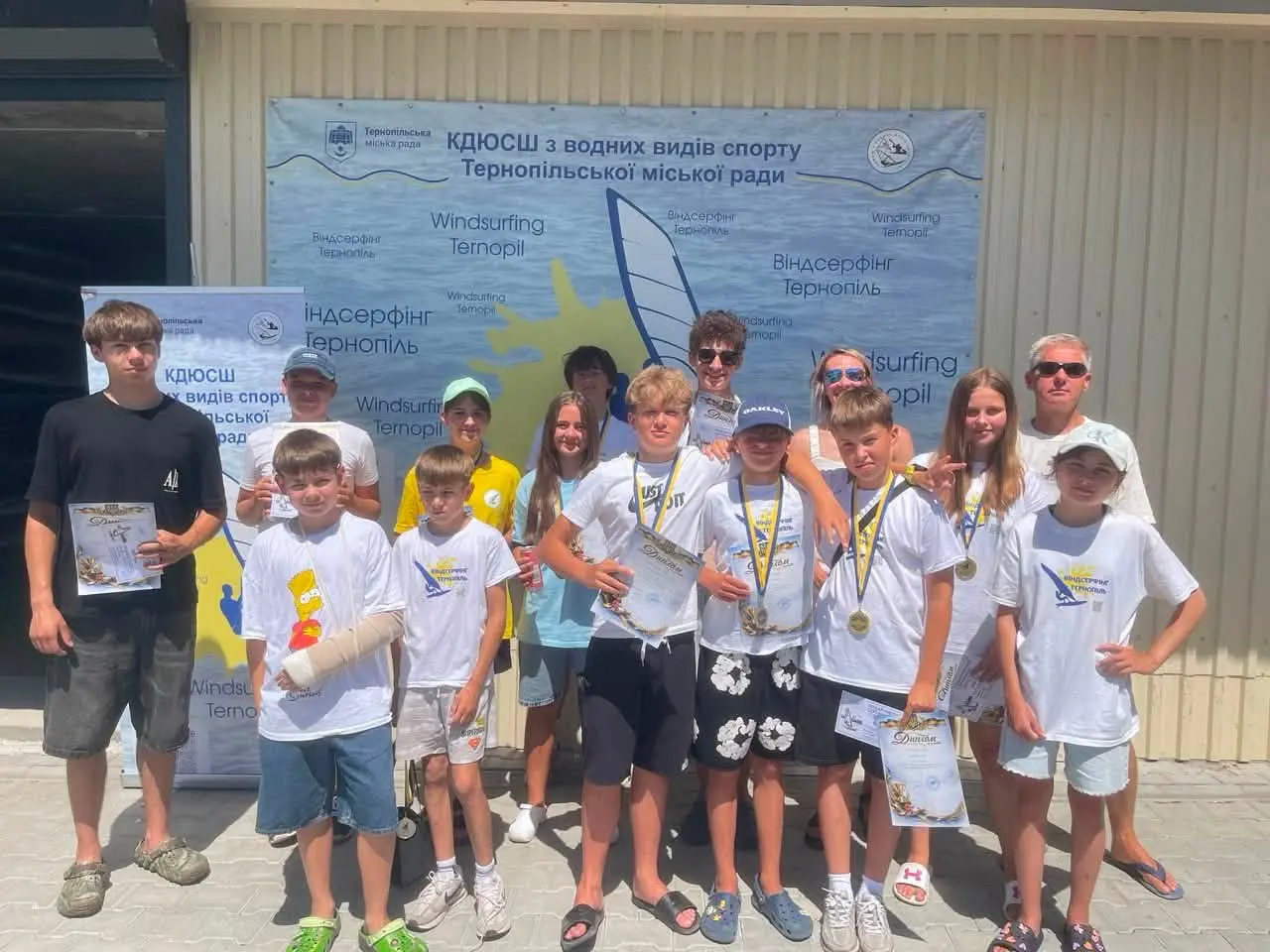 Тернопільські спортсмени вибороли купу медалей на чемпіонаті України з вітрильного спорту