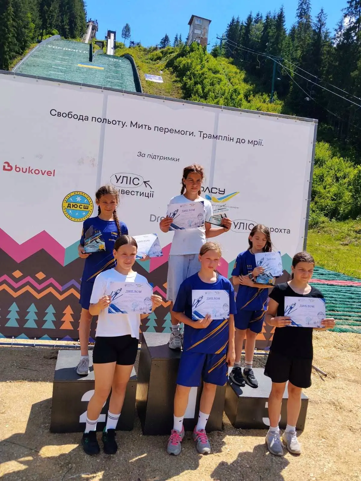 Тернопільські літаючі лижники вибороли купу медалей на Кубку України