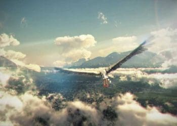 Прилетів перший лелека до господарів села Лапшин на Бережанщині