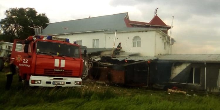 На Тернопліьшині вогонь поруйнував легендарний комплекс «Орися»