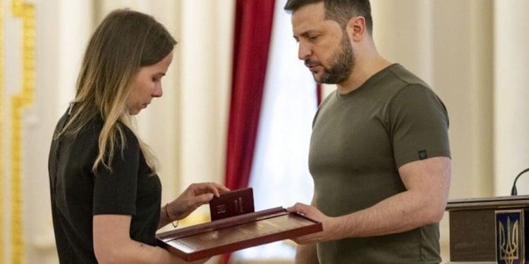 Президент посмертно нагородив орденом «Золота Зірка» бережанця Віталія Скакуна