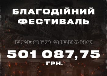 Благодійний фестиваль “Файне місто”, що цими вихідними пройшов у Львові, зібрав 501 087, 75 грн для полку “Азов”