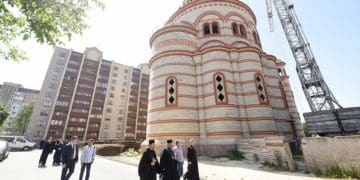 Митрополит Епіфаній оглянув хід будівництва кафедрального собору у Тернополі