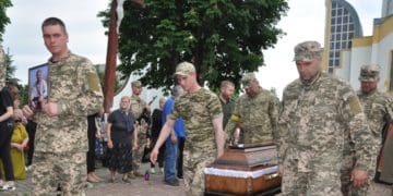 Чортків зустрів тіло загиблого воїна Андрія Гладія, котрий вісім років захищав Україну від рашистів