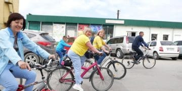 У Збаражі влаштували патріотичний велопробіг