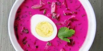 Борщ холодний з яйцем, огірком та зеленню: рецепт дня
