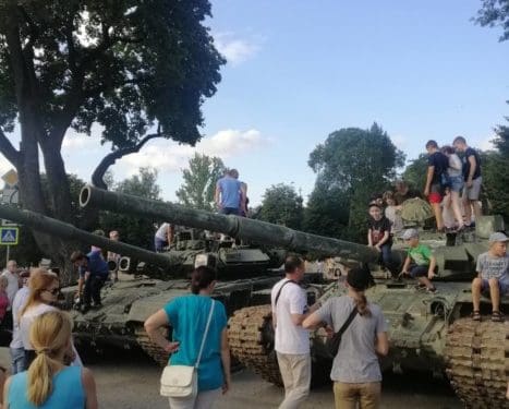 У Тернополі відкрилася виставка російської військової техніки, знищеної військовослужбовцями ЗСУ