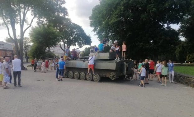 У Тернополі відкрилася виставка російської військової техніки, знищеної військовослужбовцями ЗСУ
