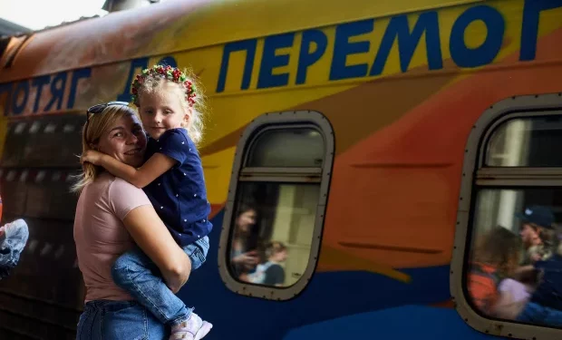 В Україні курсує “Потяг до перемоги”, вагони якого присвячені тимчасово окупованим територіям
