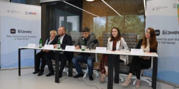 В центрі Дія.Бізнес у Тернополі відбулась прес-конференція щодо запуску проєктної діяльності центрів Дія.Бізнес у Тернополі та Ужгороді