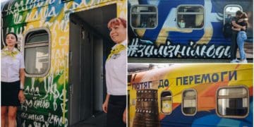 В Україні курсує “Потяг до перемоги”, вагони якого присвячені тимчасово окупованим територіям
