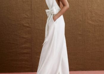 Найкращі білі комбінезони як модна альтернатива весільним сукням