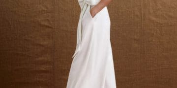 Найкращі білі комбінезони як модна альтернатива весільним сукням