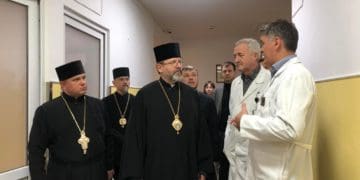 Глава УГКЦ Блаженніший Святослав відвідав одну з лікарень Тернопільщини