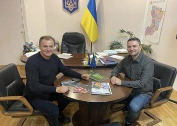 Тернопільський підприємець Тарас Демкура поділився досвідом роботи Budmall з заступником голови Рівненської ОДА