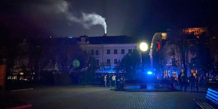 У самому центрі Тернополя горів ресторан (Фото)