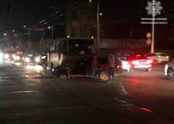 У Тернополі сталося дві ДТП з потерпілими