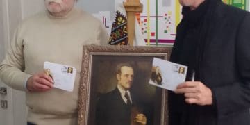 Марку, присвячену Богдану Лепкому, погасили у Тернополі