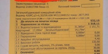 Водоканал нарахував тернополянці додаткових 14 кубічних метрів втрат води на одну квартиру