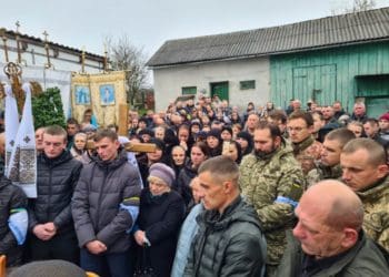 Із воїном Юрієм Луциком прощалися у Залозецькій громаді