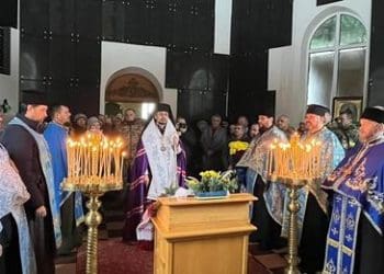 У храмі-пантеоні в Лішні військові та родичі загиблих воїнів молилися за перемогу