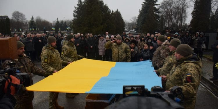 У Тернополі похоронили добровольця, синa ексмерa Михaйлa Левківa