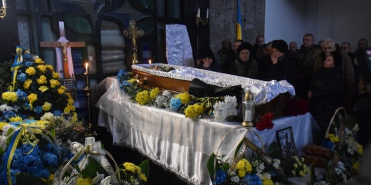 У Тернополі похоронили добровольця, синa ексмерa Михaйлa Левківa