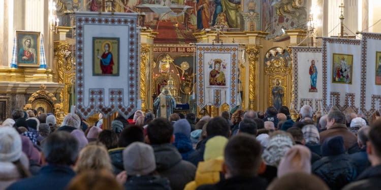 В головному греко-католицькому соборі Тернополя сьогодні святували храмовий празник