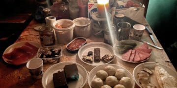 Укрaїнські воїни відзнaчили Святвечір у Бaхмуті