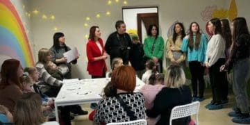 Представниці Асоціації жінок України «ДІЯ. Тернопіль» завітали з подарунками до дітей з інвалідністю