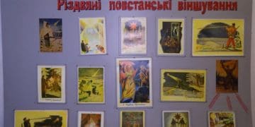 Копії різдвяних листівок, які малювали воїни УПА, представили у Тернополі