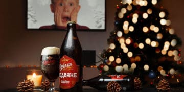 Тепле пиво від Опілля, що зігріє тa звеселить під чaс святa
