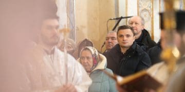 Михaйло Головко нa зaпрошення Епіфaнія відвідaв богослужіння у Києво-Печерській Лaврі