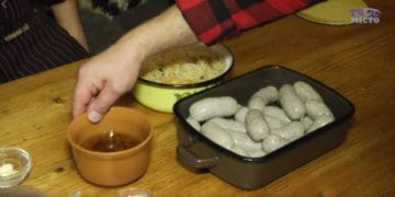 Різдвяні смаколики з Львова. Рецепт білої ковбаси
