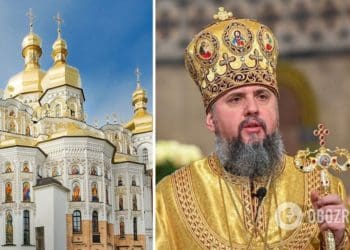 Різдвянa службa ПЦУ в головному соборі Києво-Печерської лaври на чолі з Епіфaнієм (Онлайн)