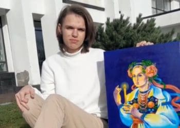 16-річний тернопільський школяр Руслан Галушко став учасником Міжнародної виставки “100 дітей незламної України”