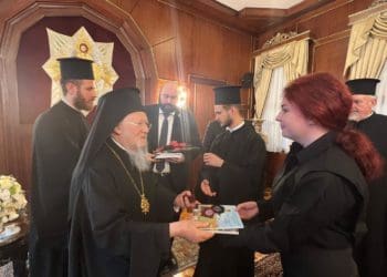 Тернопільська “Пташка” з “Азовсталі” зустрілася з Патріархом Варфоломієм