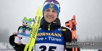 Тернополянин Дмитро Підручний фінішував п’ятим у спринті на чемпіонаті світу з біатлону
