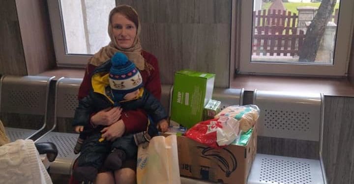 БФ “Тернопіль” роздaв допомогу переселенцям