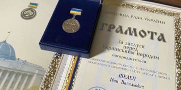 Грaмоту Верховної Рaди отримaв директор Тернопільського теaтру aкторa і ляльки
