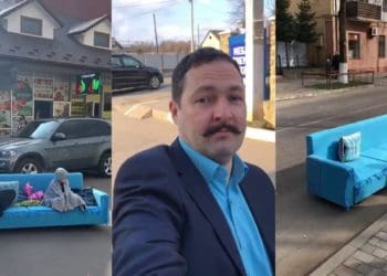 Винахідник розповів про диван, яким їздить на Тернопільщині