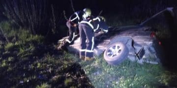 Недалеко від Тернополя перекинувся автомобіль: трьох потерпілих забрала швидка