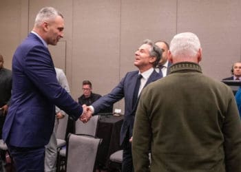 Віталій Кличко на зустрічі з Блінкеном у Денвері закликав посилити допомогу Україні, щоб нарешті зупинити варварів