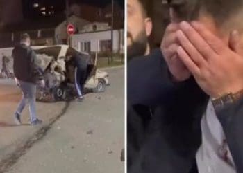 У Тернополі трапилася аварія біля 6-го магазину: один з водіїв ледь стояв на ногах