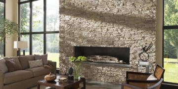 Декор з натурального каміння додає інтерʼєру особливого шарму