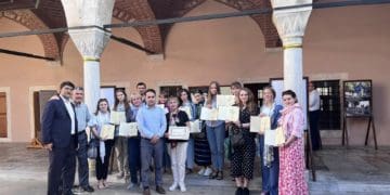 З ісламською каліграфією в професійній майстерні в Туреччині знайомилися студенти-історики ТНПУ