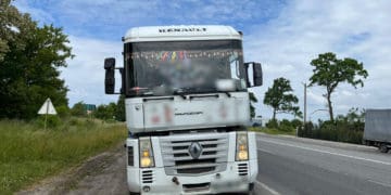 На Тернопільщині зупинили водія вантажівки із чужими документами