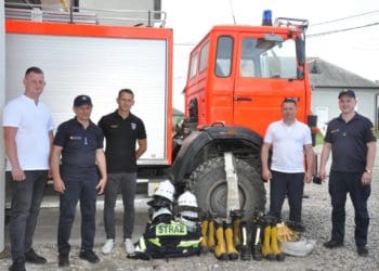 Польські колеги допомагають облаштувати нову пожежну частину у Трибухівській громаді