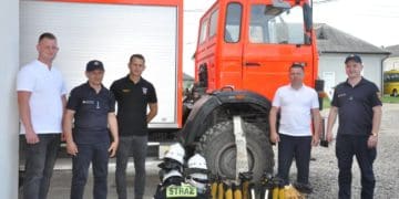 Польські колеги допомагають облаштувати нову пожежну частину у Трибухівській громаді